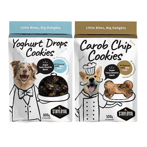 Carob Chip & Yoghurt Drop Cookies Bundle 600g